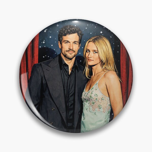 Item preview, Sarah Pidgeon and Paul Anthony Kelly from Love Story at the Oscars (fan art) designed and sold by PopCultureAndStuff.