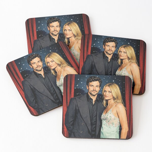 Item preview, Sarah Pidgeon and Paul Anthony Kelly from Love Story at the Oscars (fan art) designed and sold by PopCultureAndStuff.