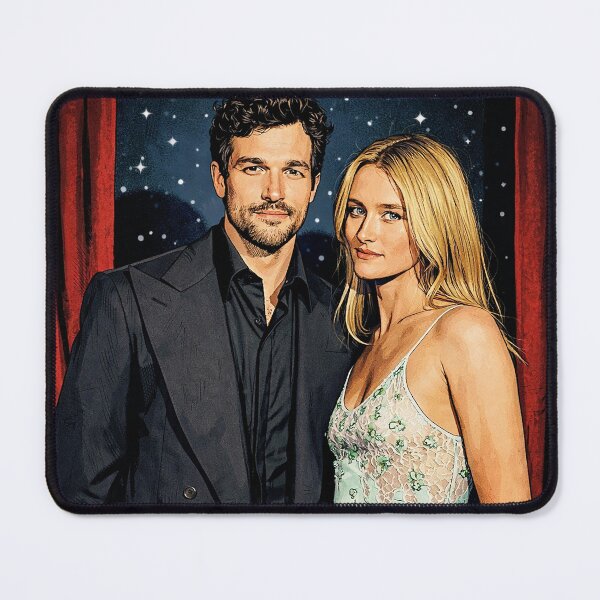 Item preview, Sarah Pidgeon and Paul Anthony Kelly from Love Story at the Oscars (fan art) designed and sold by PopCultureAndStuff.