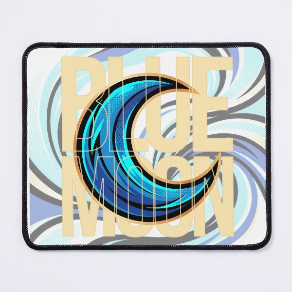 Item preview, Blue Moon Football Chant Design (white) designed and sold by Oddistry-Co.