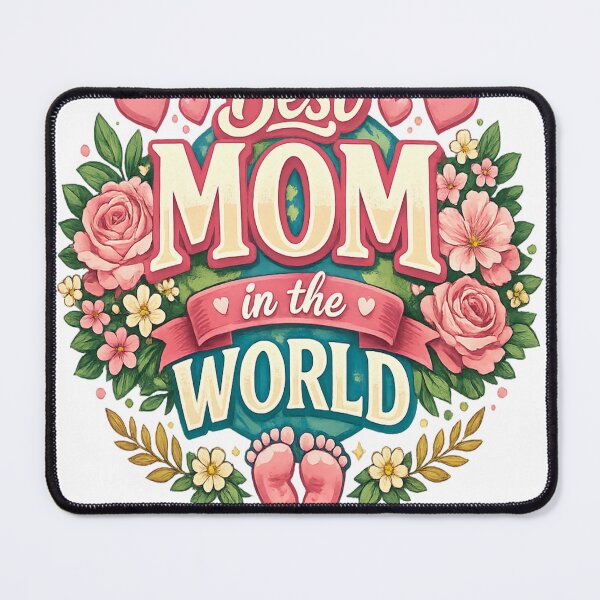 Item preview, Best Mom Ever – Beautiful Floral Mother's Day Gift. designed and sold by MOUZAT.