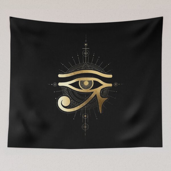 Item preview, Eye of Horus: Golden Sacred Geometry designed and sold by MakarenaCreate.