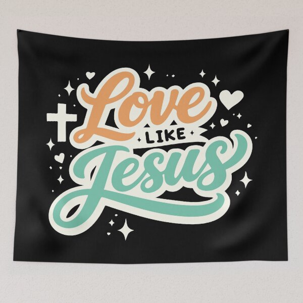 Item preview, Love Like Jesus – Christian Kindness designed and sold by Verse & Vibes.