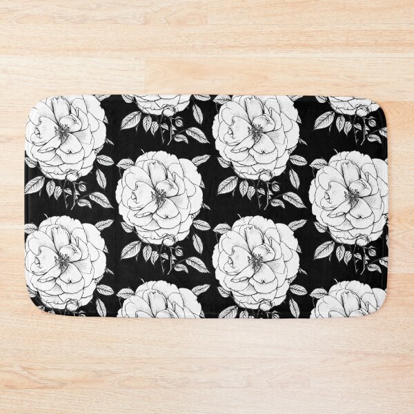 Item preview, A Rose (Black Outline - White Coloring) designed and sold by NilCaelum.