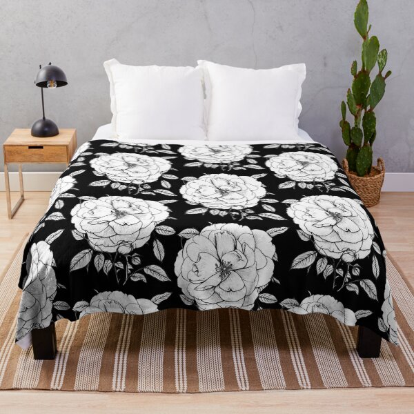 Item preview, A Rose (Black Outline - White Coloring) designed and sold by NilCaelum.