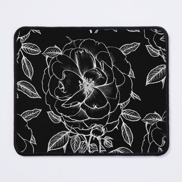 Item preview, A Rose (White Outline - Black Coloring) designed and sold by NilCaelum.