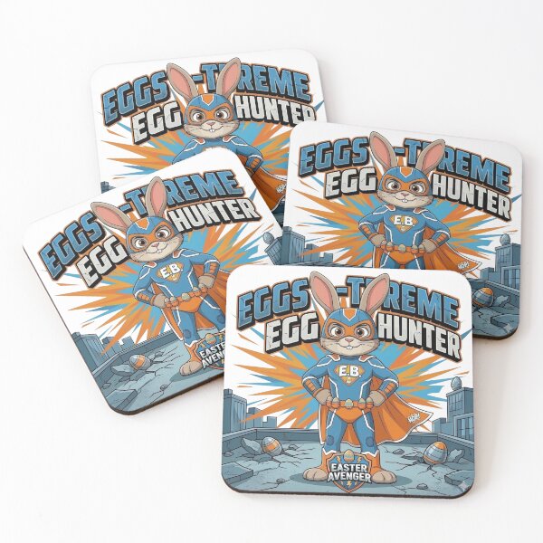 Item preview, Easter Superhero: EGGS-TREME EGG HUNTER designed and sold by IndieQuill .