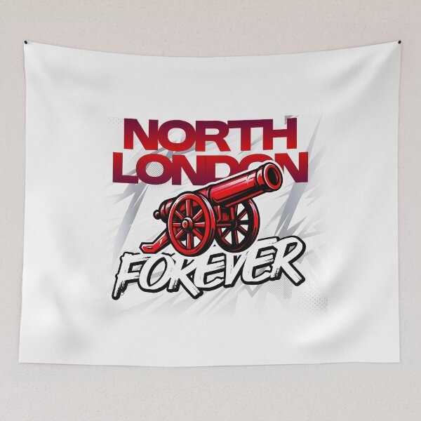 Item preview, North London Forever Football Chant Design (white) designed and sold by Oddistry-Co.