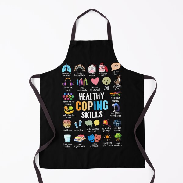 Item preview, Healthy Coping Skills Counselor Mental Health Awareness designed and sold by LisaMCasares.