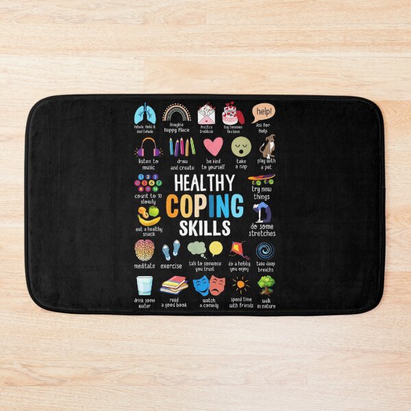 Item preview, Healthy Coping Skills Counselor Mental Health Awareness designed and sold by LisaMCasares.