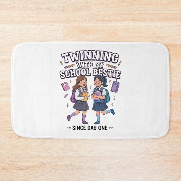 Item preview, Twinning With My School Bestie Cute Best Friend Vibes designed and sold by Wear Sculpt.