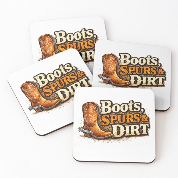 Aperçu de l'œuvre Bottes Éperons et saleté créée et vendue par RedBootCowgirl.