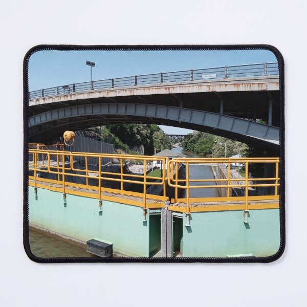 Item preview, Erie Canal Locks Under Pine Street  designed and sold by SCTBUFFALOPHOTO.
