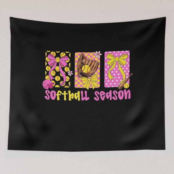 Item preview, Girls Softball Season Bow designed and sold by KroghDs.