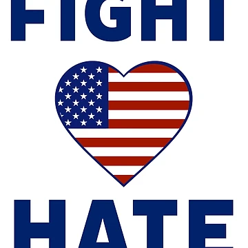 Artwork thumbnail, Fight hate by Rachel the Artist 