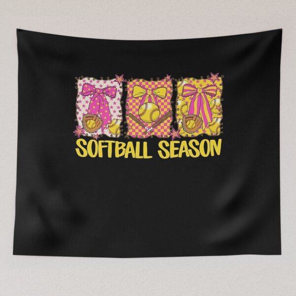 Item preview, Girls Softball Season Bows designed and sold by KroghDs.