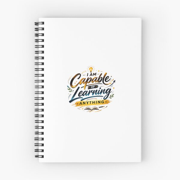 Item preview, I Am Capable of Learning Anything Sticker | Growth Mindset Motivational Quote | Student Study Motivation Decal designed and sold by RepRepublic.