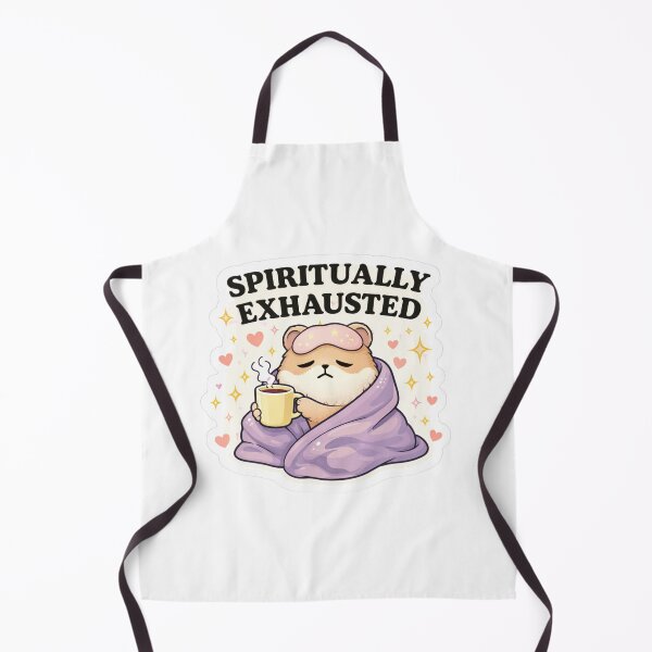 Item preview, Spiritually Exhausted Cute Bear – Funny Cozy Mood Design designed and sold by Aura.Creative.