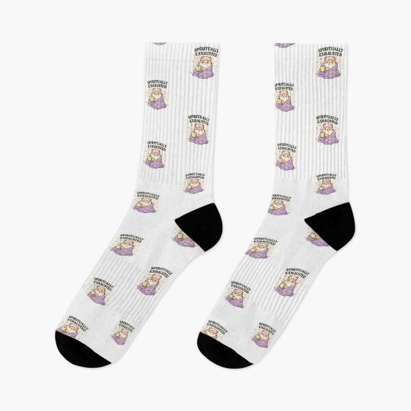 Item preview, Spiritually Exhausted Cute Bear – Funny Cozy Mood Design designed and sold by Aura.Creative.