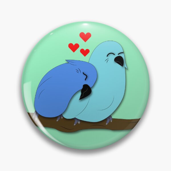Item preview, Little Birds in Love on a Branch designed and sold by ArtYuly.