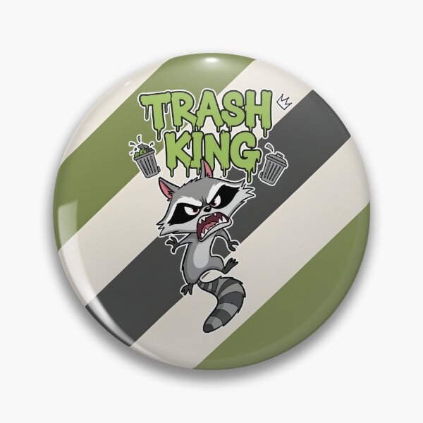 Item preview, Trash King Angry Raccoon Funny Slime Graffiti Cartoon  designed and sold by Taridesign.