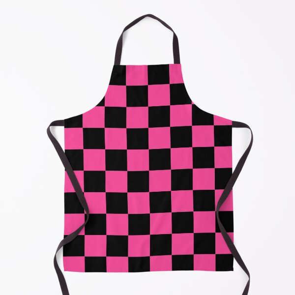 Item preview, Black and Pink Checkerboard Pattern – Bold Retro Geometric Art Print / Throw Pillow designed and sold by Lainey1978.