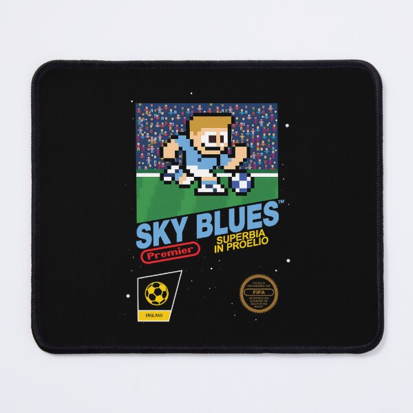 Item preview, The Sky Blues 8bit Football  designed and sold by Turbo life.