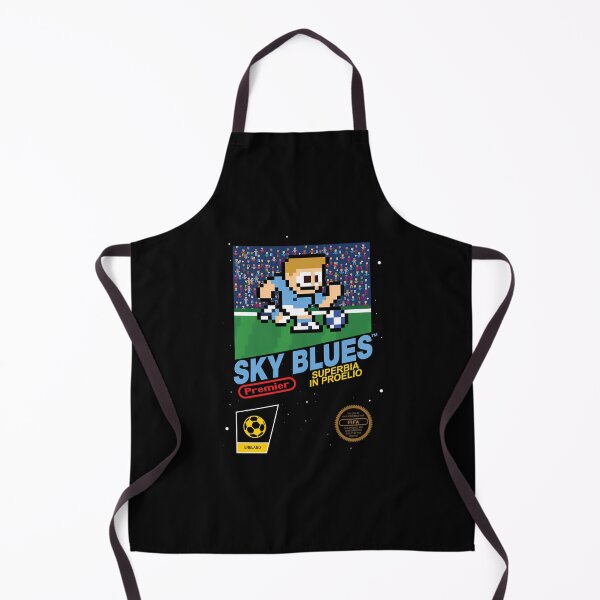 Item preview, The Sky Blues 8bit Football  designed and sold by Turbo life.