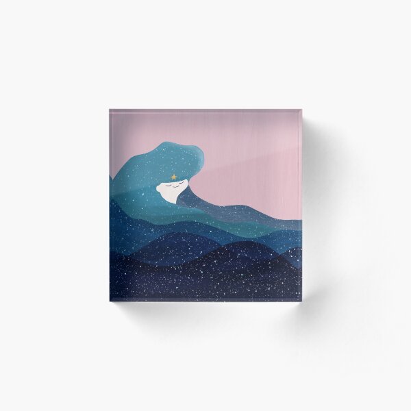 Mother Sea - Goddess Acrylic Block