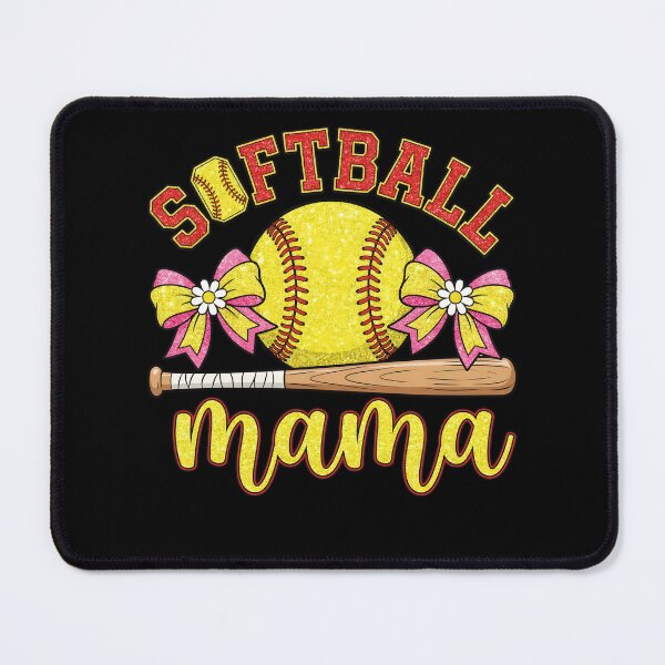 Item preview, Softball Mama Bow designed and sold by KroghDs.
