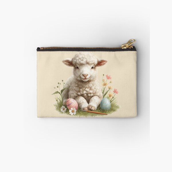 Item preview, Cute Lamb Painting Easter Eggs – Spring Easter Lamb Art designed and sold by Willow & Ink.