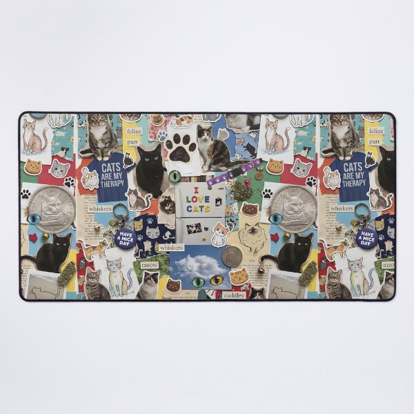 Item preview, Cat Lovers Collage Scrapbook Chaos designed and sold by GlueGunEnergy.