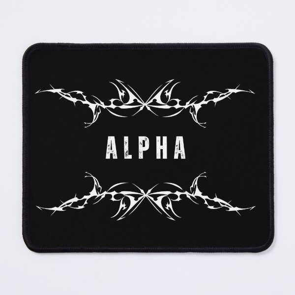 Item preview, ALPHA -Tribal Aesthetic Grunge Typography Streetwear designed and sold by ascendzero.