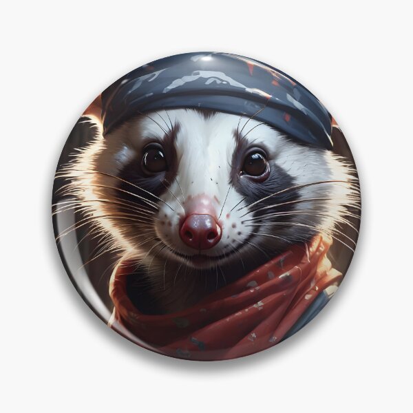 Item preview, opossum Ranger Rambo designed and sold by Paw's Arts.
