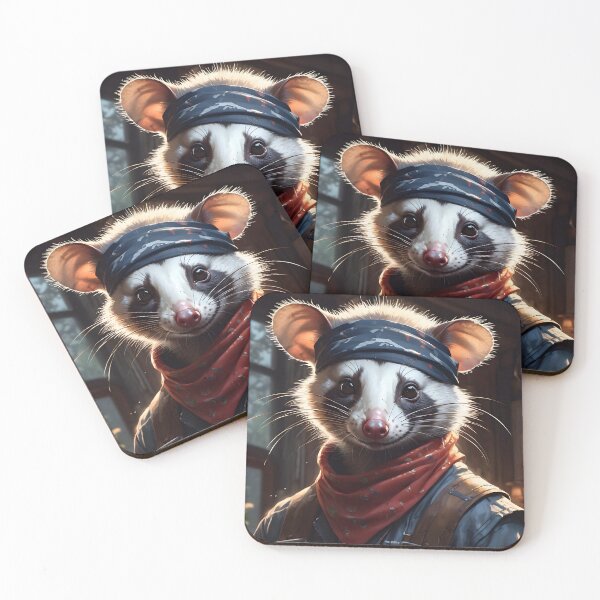 Item preview, opossum Ranger Rambo designed and sold by Paw's Arts.