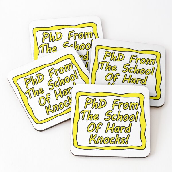 Item preview, PhD From the School of Hard Knocks! designed and sold by AGMomsArt.