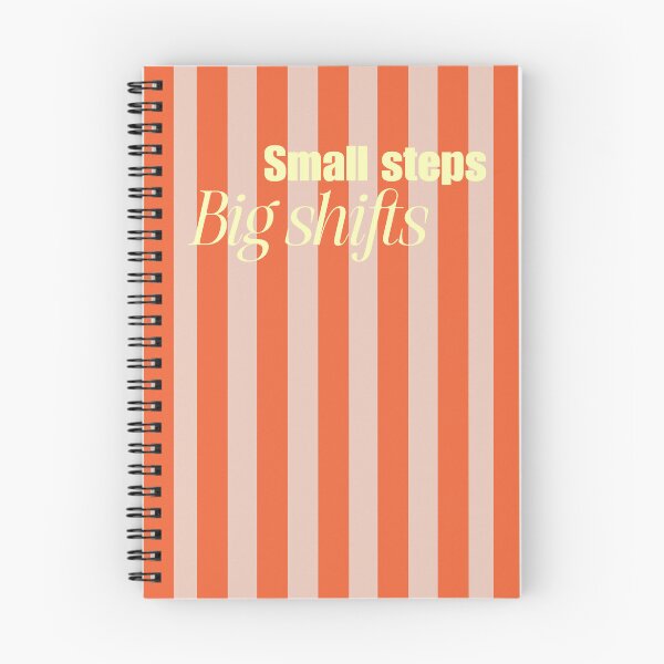 Item preview, small steps big shifts motivational retro design designed and sold by Thetdesigns.