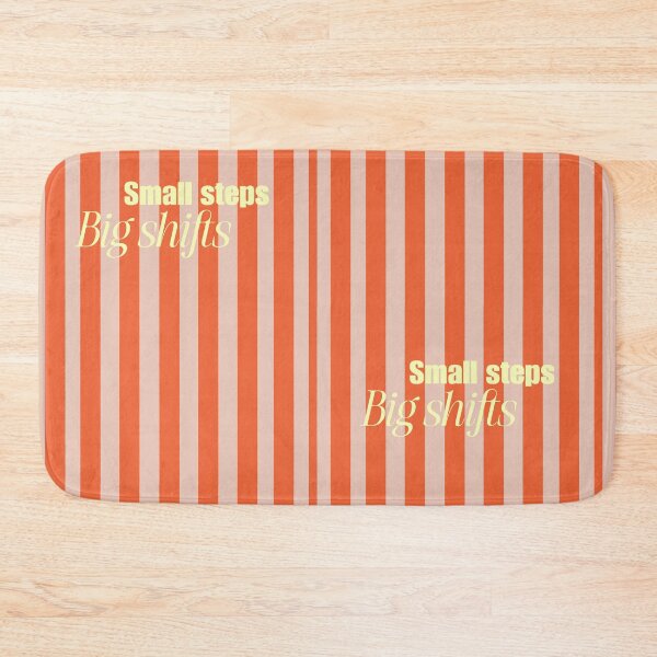 Item preview, small steps big shifts motivational retro design designed and sold by Thetdesigns.