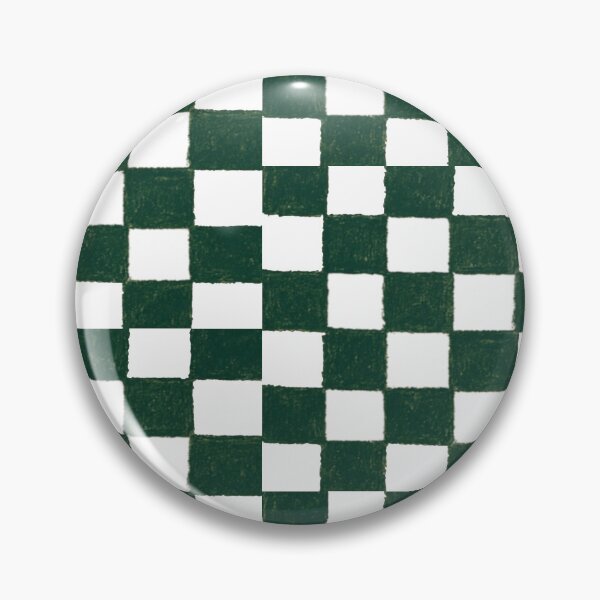 Item preview, Dark Green Painted Check Print designed and sold by laterkatergator.