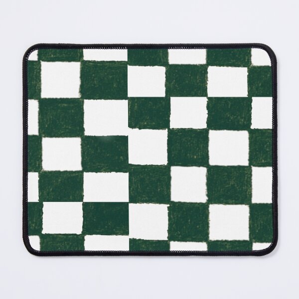 Item preview, Dark Green Painted Check Print designed and sold by laterkatergator.