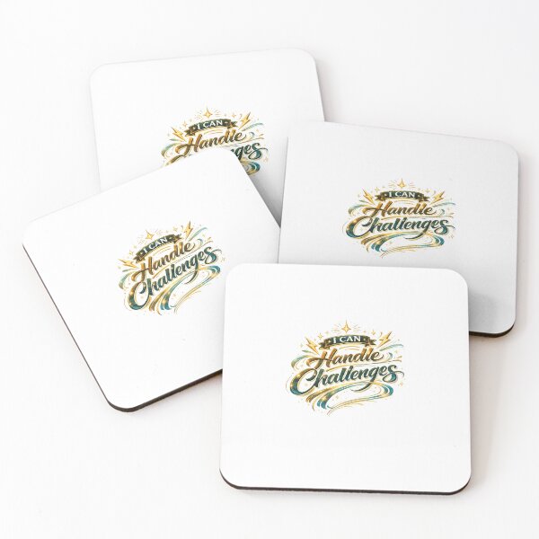 Item preview, I Can Handle Challenges Sticker | Motivational Mindset Quote | Resilience Self Confidence Decal designed and sold by RepRepublic.