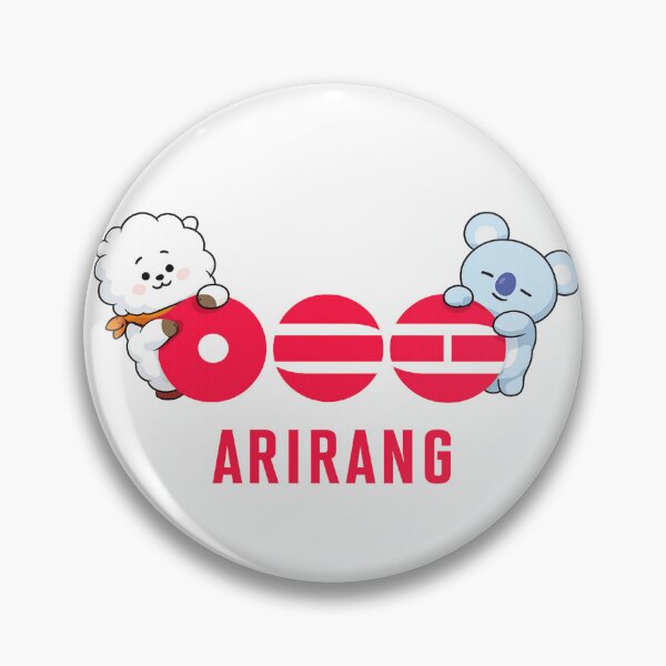 Item preview, BT21 RJ and koya Arirang Bts — Cute BT21 Sticker designed and sold by Crazy-universe.