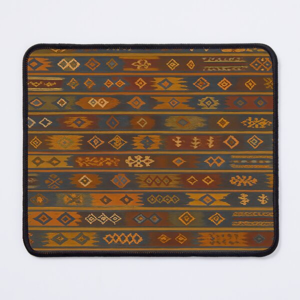 Item preview, Moroccan Berber Kilim Geometric Tribal Pattern Textile Design designed and sold by PinUpPizzazz.