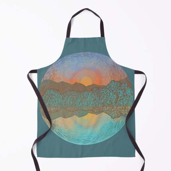 Item preview, Muted Sunrise Reflection illustration designed and sold by CampK80.