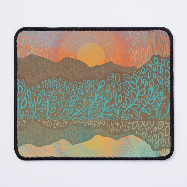 Item preview, Muted Sunrise Reflection illustration designed and sold by CampK80.