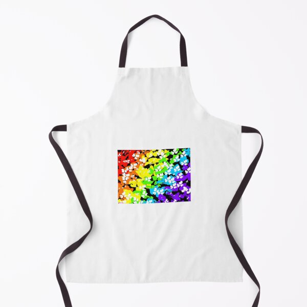 Item preview, Rainbow and white leaves designed and sold by ArtisticAkai.