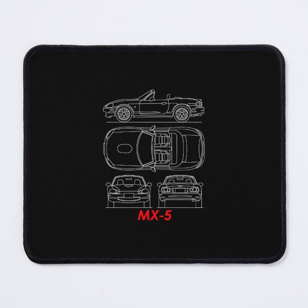 Item preview, The Mx-5 Blueprint In Black designed and sold by MelissaTann6.