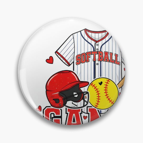 Item preview, Softball Game Day Helmet designed and sold by KroghDs.