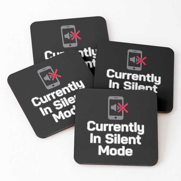 Item preview, Currently In Silent Mode | Funny Introvert | Phone Humor designed and sold by Mysterious Shop.