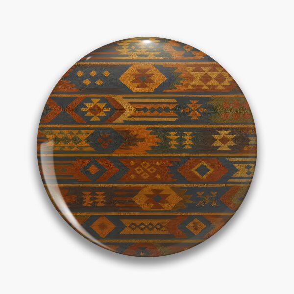 Item preview, Moroccan Berber Kilim Geometric Tribal Pattern Textile Design designed and sold by PinUpPizzazz.